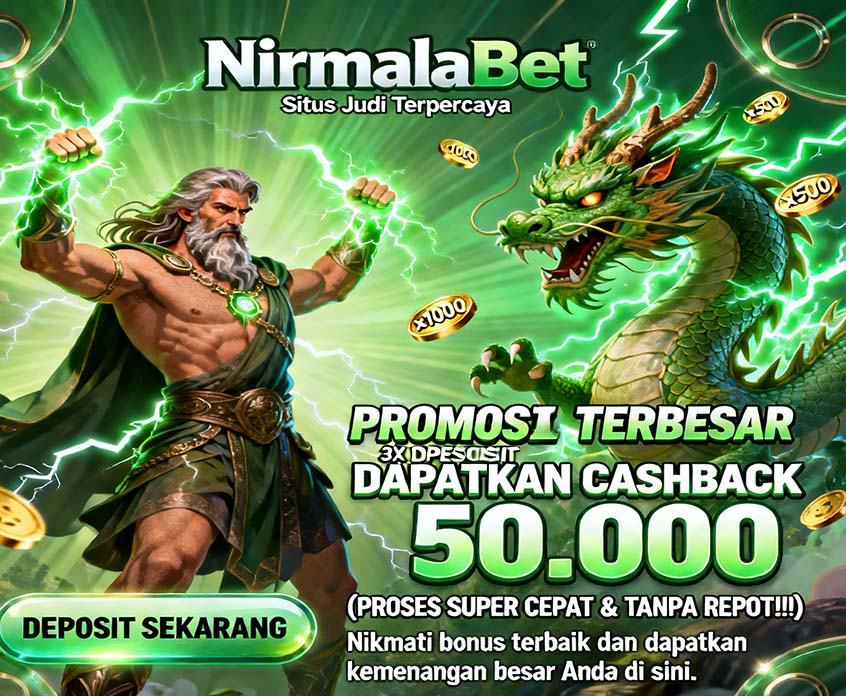 NirmalaBet Slot Mandiri Online Bonus Besar Tanpa Syarat
